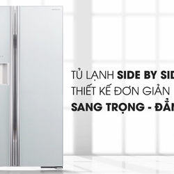 Tủ lạnh Hitachi SBS 589 lít màu đen R S700PGV2 GBK