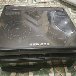 BẾP TỪ NATIONAL KZ - 321G ( Bếp âm 2 từ + 1 hồng ngoại + 1 nướng )