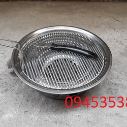 Vỉ nướng inox kích thước 29.5 loại ngang cho bếp nướng tiết kiệm thời gian cọ rửa