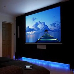 Màn chiếu điện có remote 120 HTT giá rẻ