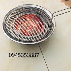 Bếp nướng than hoa đặt âm bàn inox cao cấp giá rẻ cho quán nướng lẩu
