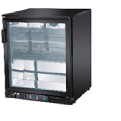 124L 1 Hinged door Fancooling Bar Refrigerator