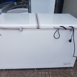 Tủ đông cũ AQUA 500L côi láng, mới 88%, chạy êm, mát đá nhanh, tiện dụng.