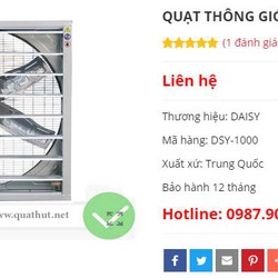 Quạt thông gió vuông 1000 inox