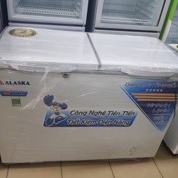 Tủ đông mới ALASKA 2 NGĂN BCD 4568C, mới 97%, hàng trưng bày có các vết móp nhỏ,