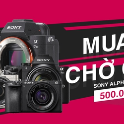 Khuyến mãi giảm giá máy ảnh Sony Alpha