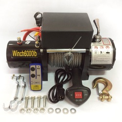 Tời Ắc Quy - Tời cứu hộ ô tô Winch - 6000lbs (2700kg)