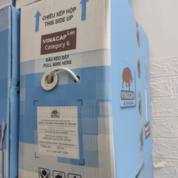 Tổng đại lý Phân phối cáp mạng Vinacap UTP Cat 5e chính hãng 100% lõi đồng giá cạnh tranh