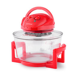 Lò nướng thủy tinh SUNHOUSE SH410 đỏ - Chính hãng