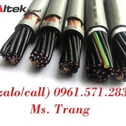 Cáp điều khiển 10 lõi, cáp có màn chắn chống nhiễu