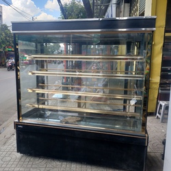 Tủ trưng bày bánh kem kính vuông hiệu Zukun