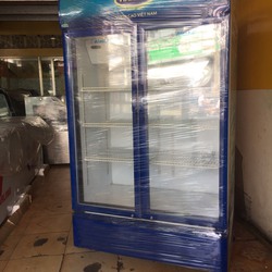 Tủ mát Alaska 800L màu xanh