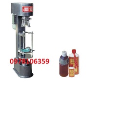 Máy xiết nắp chai nhựa, máy đóng nắp chai thủy tinh nắp nhôm, máy xiết nắp chai nước suối