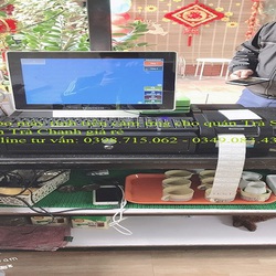 Trọn bộ máy tính tiền cảm ứng cho quán Trà Sữa tại Trà Vinh