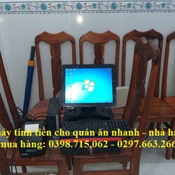 Trọn bộ máy tính tiền cảm ứng giá rẻ cho quán ăn nhanh, quán nướng tại Trà Vinh