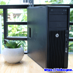 Máy trạm HP Z420 Workstation tản nhiệt nước card RX 560 4GB