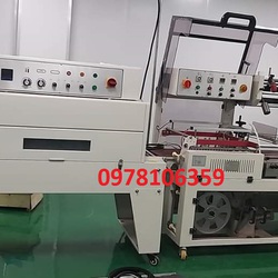 Máy cắt dán màng co POF tự động, máy đóng gói màng co hộp, máy rút màng co hộp giảm cân