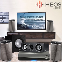 Bộ 5.1 Amply Denon Heos AVR Heos 1 không cần dây dẫn