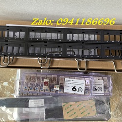 Sẵn kho Patch panel Chống nhiễu Cat6A 24port, 48port CommScope