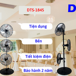 DASIN DTS-1845, Quạt 3 đầu Chất lượng cao-Tiện dụng