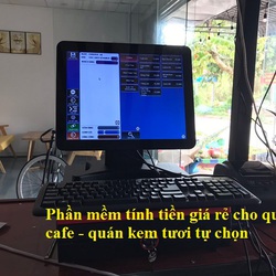 Lắp máy tính tiền cảm ứng giá rẻ cho quán ăn nhanh tại Trà Vinh