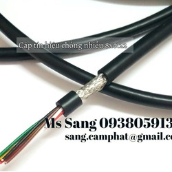Cáp tín hiệu lưới đồng chống nhiễu 8 x 0.22mm