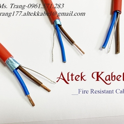 Cáp báo cháy, cáp chống cháy 2x1.0 và 2x1.5 chống nhiễu