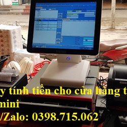 Trọn bộ máy tính tiền cảm ứng cho Tạp Hóa, Siêu Thị tại Trà Vinh