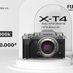 Big sale lên đến 3 triệu khi đặt mua máy ảnh Fujifilm X T4 tại Kyma