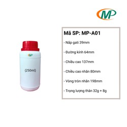 Chai nhựa phân bón, Chai nhựa hóa chất, Chai nhựa nông dược				 		
