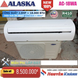 Máy lạnh Alaska AC 18WA 2.0Hp