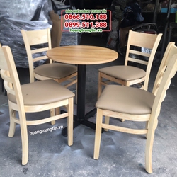 bàn ghế cafe gỗ nệm giá rẻ ghế cabin giá rẻ
