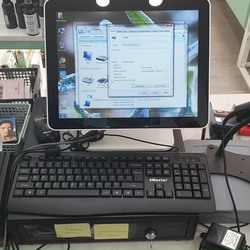 combo máy tính tiền cho nhà sách văn phòng phẩm tại bắc giang