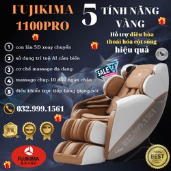 5 tính năng văng trên ghế massage FUJIKIMA 1100PRO Hỗ trợ điều trị thoái hóa cột sống cổ hiệu quả