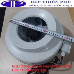 quạt nối ống d250 chất lượng giá rẻ tại hà nội