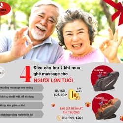 FUJIKIMA B296 - FUJIKIMA 606MAX - NOTE ngay 4 điều cần lưu ý khi mua ghế massage cho người cao tuổi