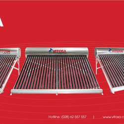 Máy nước nóng năng lượng mặt trời 120 lít