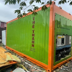 container lạnh bảo quản hải sản đóng gói