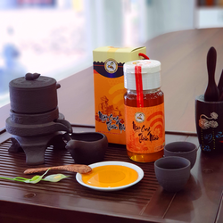 Mật ong hoa nhãn nguyên chất 700g Thuyên Phong Mật
