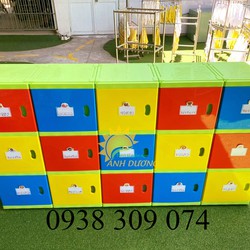 Kệ nhựa, kệ MFC dành cho trường mầm non