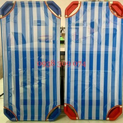Giường lưới mầm non xanh dương