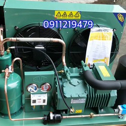 lắp đặt cụm máy nén bitzer 8hp 4TES 9