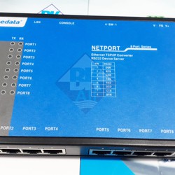 NP308T 8D RS 232 : Bộ chuyển đổi 8 cổng RS232 sang Ethernet