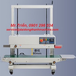 Máy hàn miệng bao gạo, phân 25kg băng tải liên tục VVP 1200V của hãng Wellpack