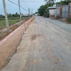 Đất thổ cư mặt tiền đường liên xã Long Hòa Phước Vân, 5x38m SHR, 1.7t