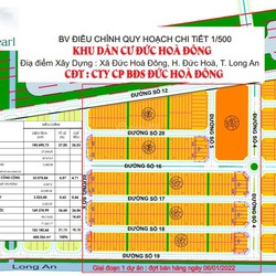 Chỉ với 450tr 35% sở hữu ngay lô đất giáp ranh TP HCM. Lh:0822168483 0795425202.
