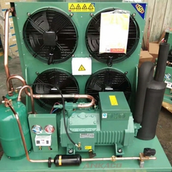 lắp đặt hoàn chỉnh cụm máy nén bitzer 12hp 4NES 14