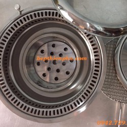 Bếp lẩu nướng than hút âm cho nhà hàng quán ăn giá rẻ
