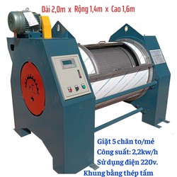 Máy giặt công nghiệp Chế tạo máy cơ điện lạnh Anh Tuấn
