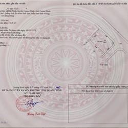 Bán đất Xuân Hải Hải Ninh, hơn 300m2, 2 mặt tiền, hướng biển, cách biển chỉ 120m